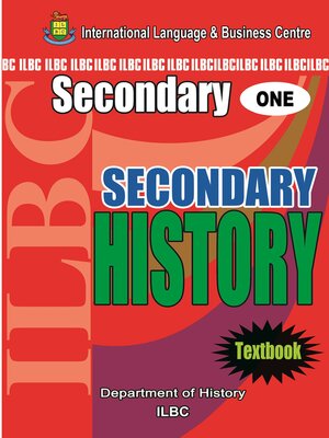 cover image of ILBC Secondary 1 History: Course Book